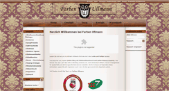 Desktop Screenshot of farben-ullmann.de
